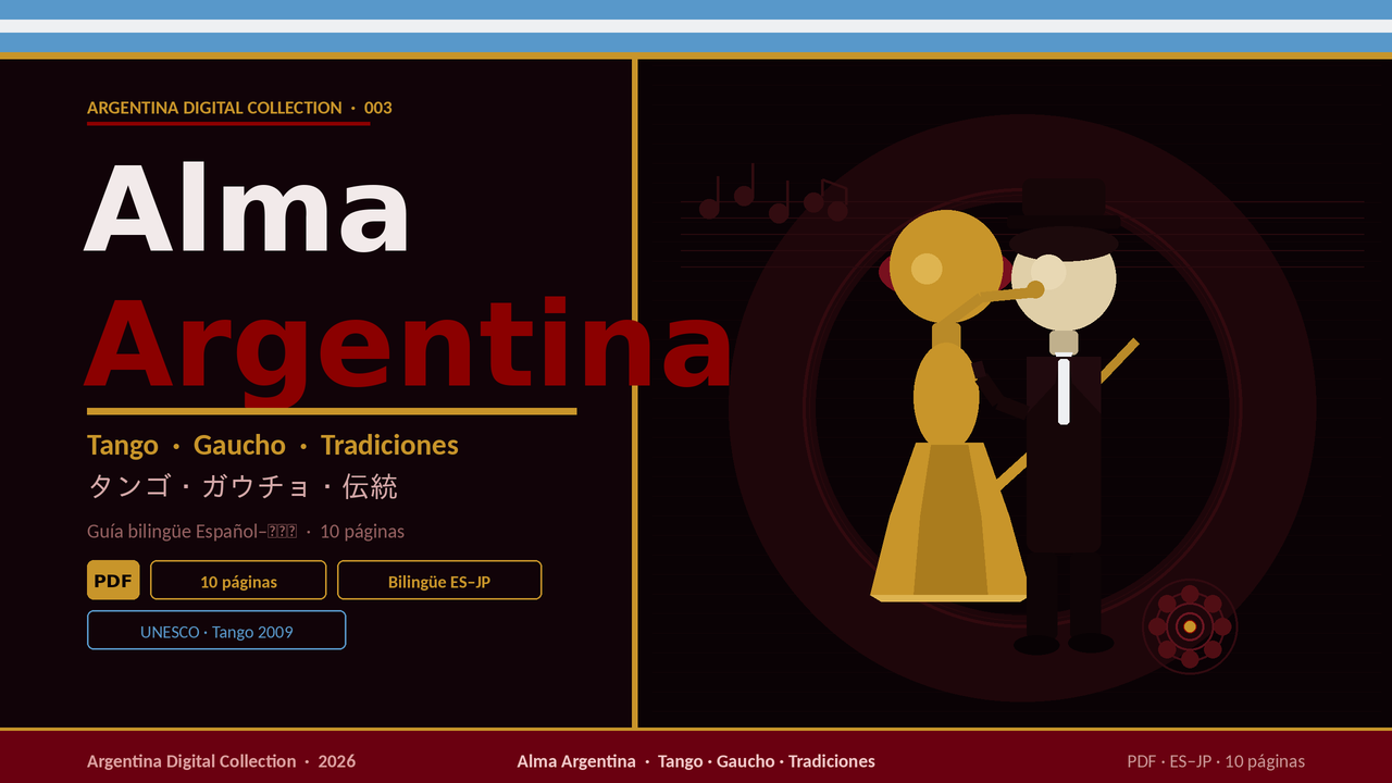 Alma Argentina — Bilingual ES–JP Argentine Culture Guide PDF